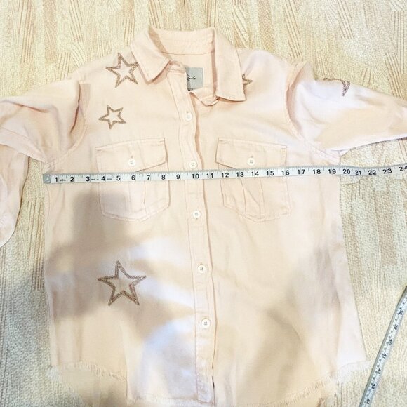 Rails Loren Star Embroidered Button-Up Shirt Size XS - Picture 8 of 9